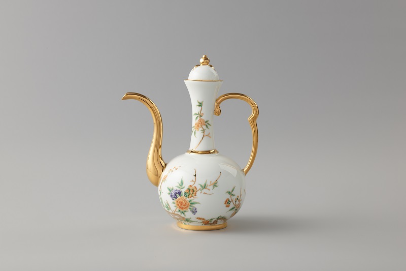 夫人瓷石榴家園2頭酒壺(550ml).jpg 夫人瓷石榴家園2頭酒壺(550ml).jpg